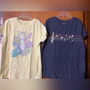 Cat & Jack 2 girls t shirts